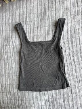 Old navy gray tank XS